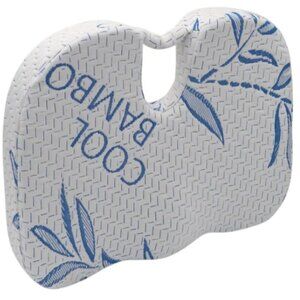 2 PACK - Bamboo Seat Cushion Pillow for Ultimate Comfort & Orthopedic Support